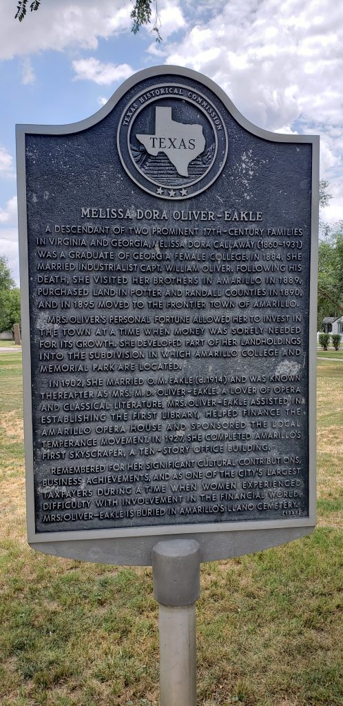 Oliver-Eakle historical marker