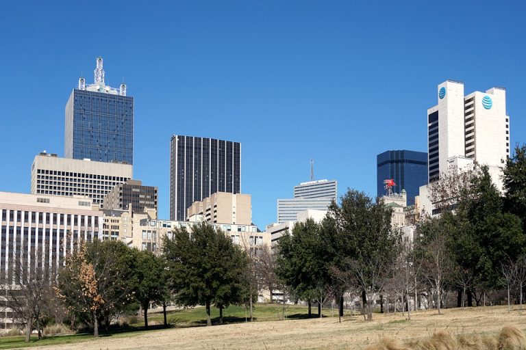skyscrapers in downtown Dallas