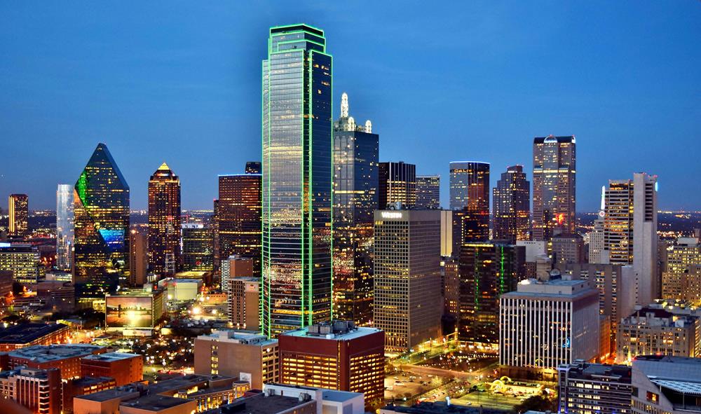 Dallas at night