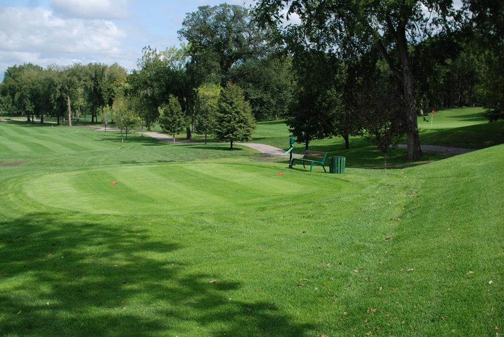 Front tee in Sherrill Park Golf Course
