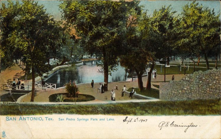 San Pedro Springs Park Post Card