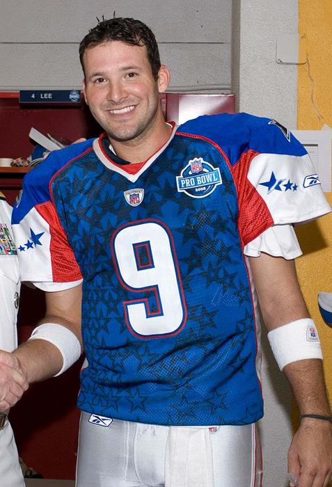 Romo before the 2008 Pro Bowl