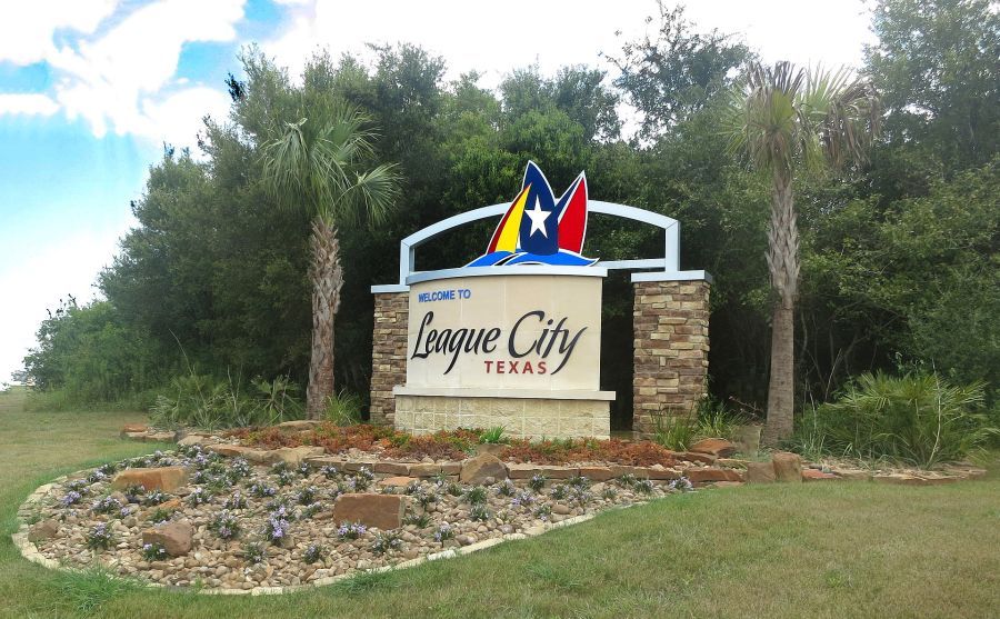 League City Welcome Sign
