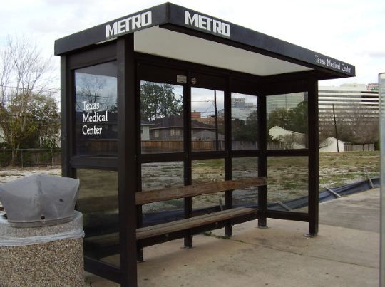 Texas Medical Center waiting shed