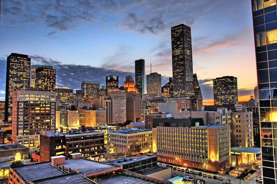 Downtown Houston night