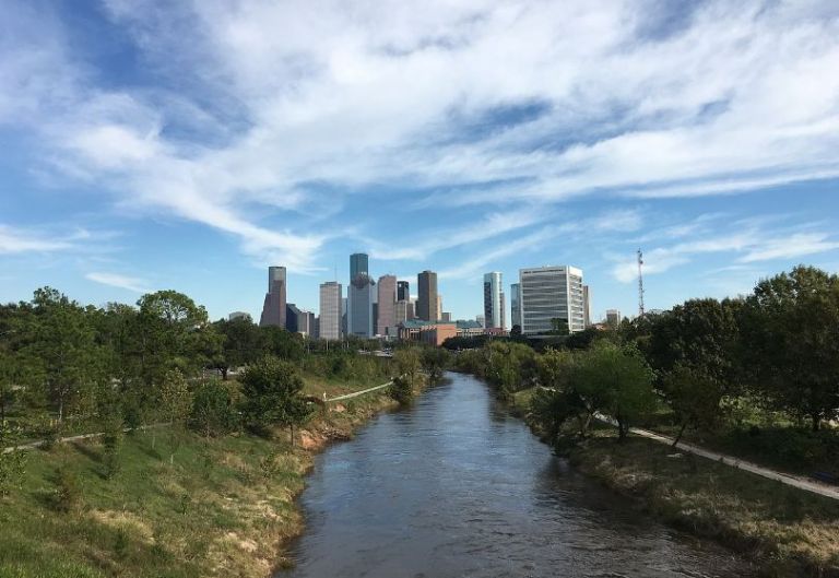 Rosemont Bridge in Buffalo Bayou Park