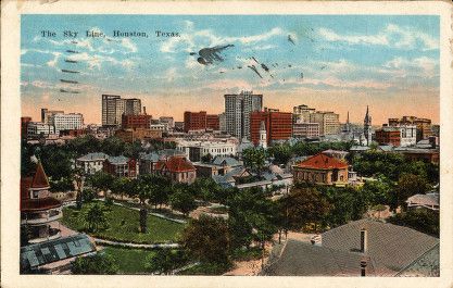 A Postcard of Houston Skyline District 