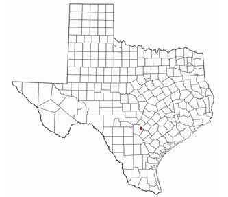 Converse City's location in Texas