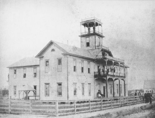 The original East Texas Normal College building