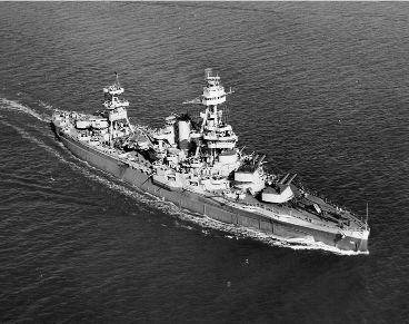 USS Texas (BB-35) in 1943