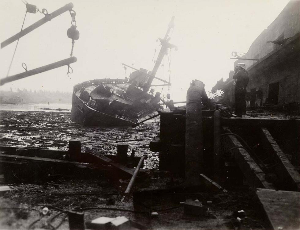 SS Wilson B. Keene, destroyed in the Texas City disaster's second explosion
