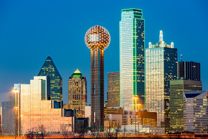 Dallas skyline from Reunion Tower