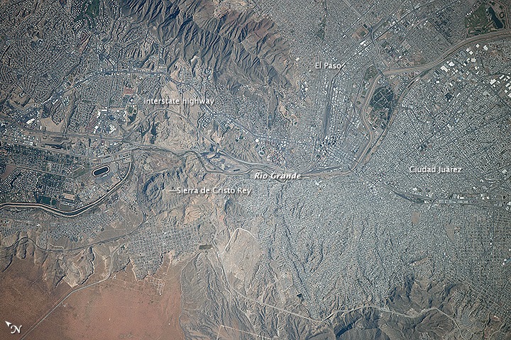 Satellite-view-of-El-Paso-Juárez-metropolitan-area