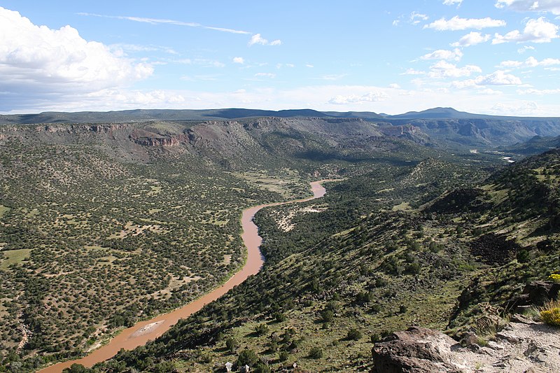 View of the Rio Grande-from-New-Mexico