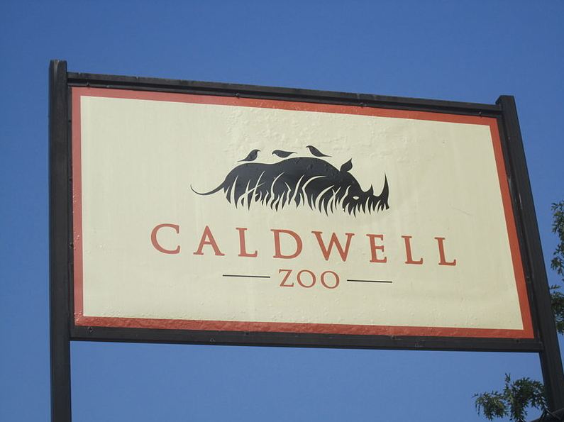 Caldwell Zoo sign