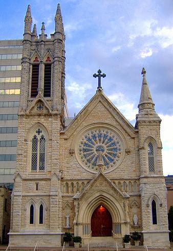 Saint Mary’s Cathedral in downtown Austin, Texas