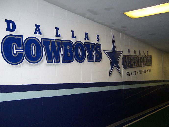 Dallas Cowboys World Champions Mural