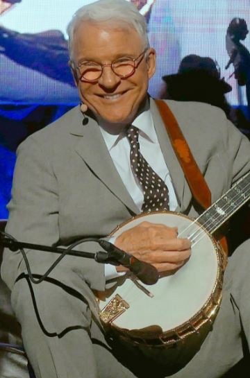 Steve Martin playing the banjo