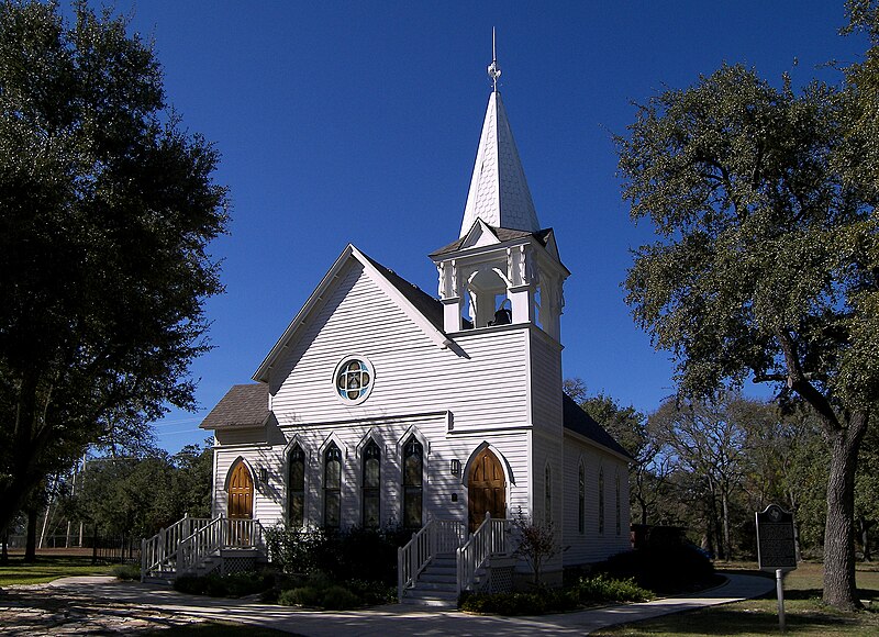 The Salado United Methodist Church located in Salado
