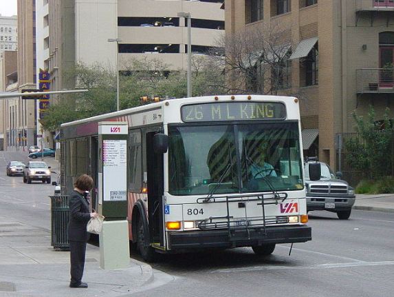 VIA city bus in San Antonio