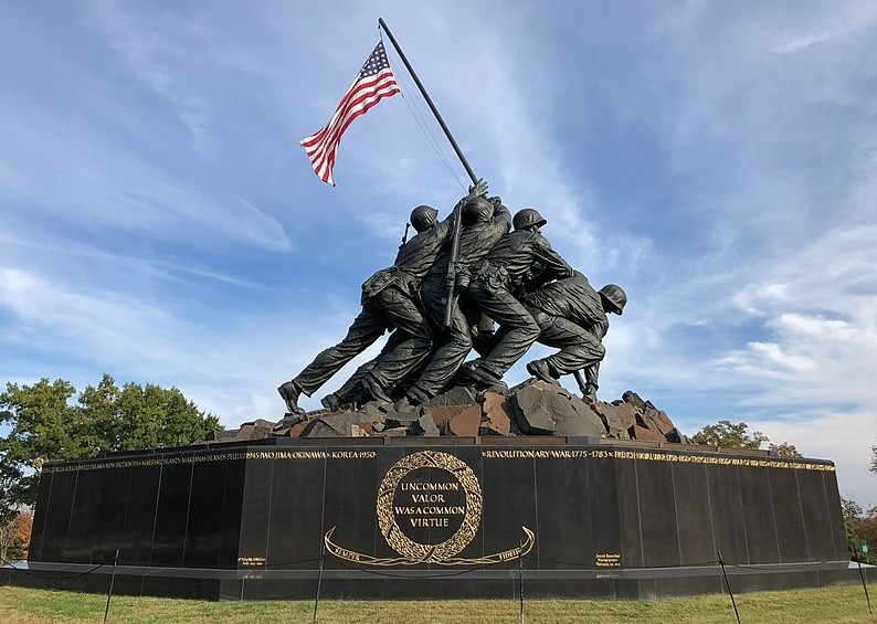 Battle of Iwo Jima War Memorial Sculpture