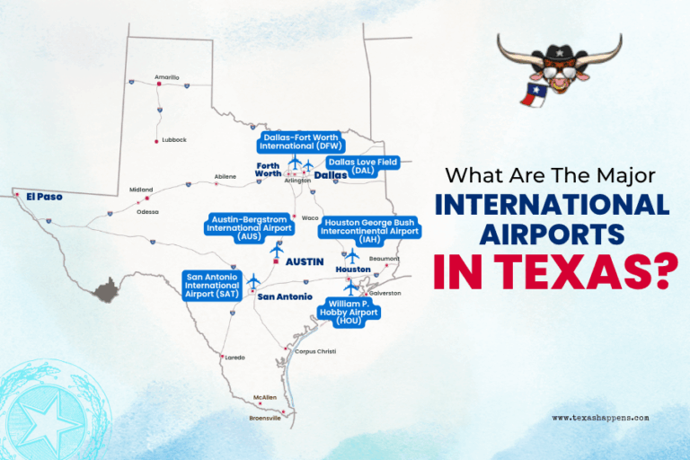 What Are The Major International Airports In Texas?