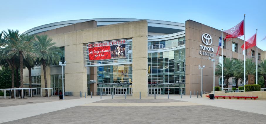 entrance of the Toyota Center