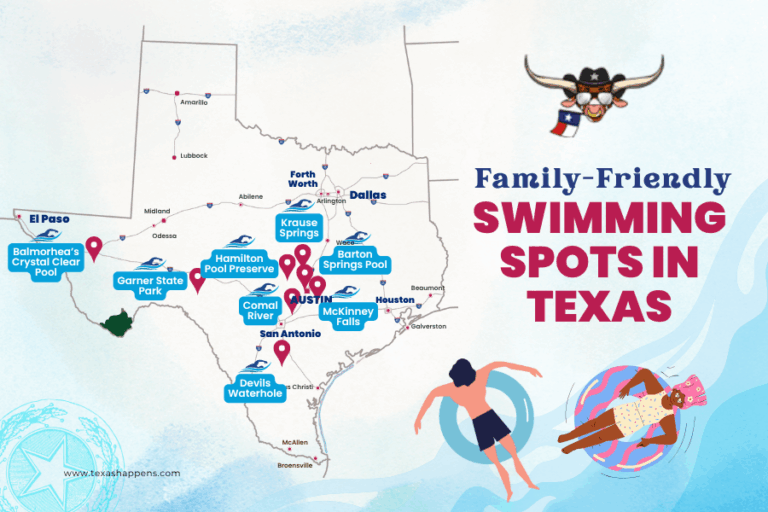 Family-Friendly Swimming Spots in Texas