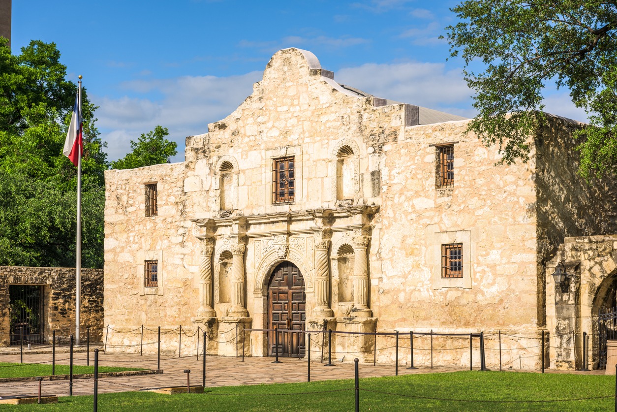 The Alamo in Texas