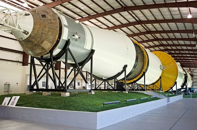The Saturn V Rocket in the Johnson Space Center