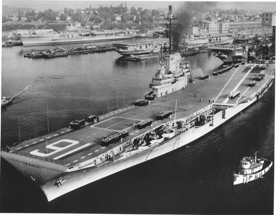 USS Lexington in 1955