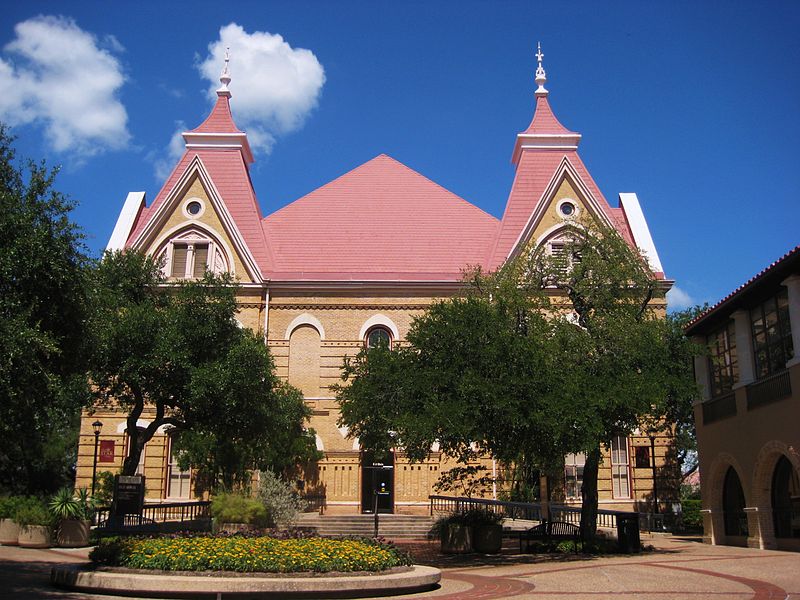 the Old Main at Texas State University