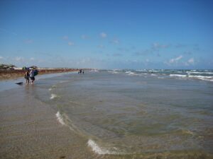 Beach in Mustang Island, Texas