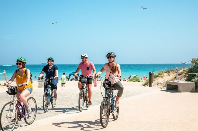 Biking is a fun way to explore the picturesque beauty of Port Aransas