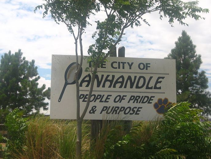 City-of-Panhandle-Welcome-Sign