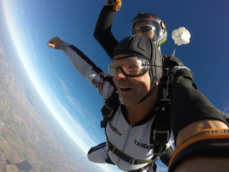 Skydiving can be a fun-filled experience at Port A