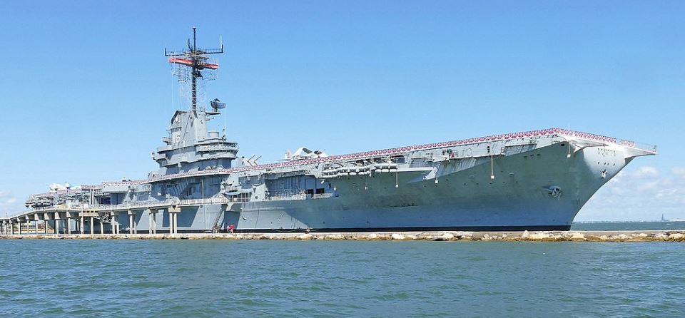 The famous, USS Lexington otherwise known as The-Blue-Ghost Floating Museum