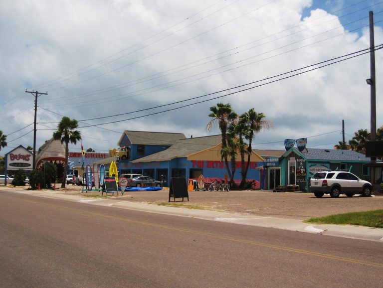 There are many shops in Port Aransas for visitors