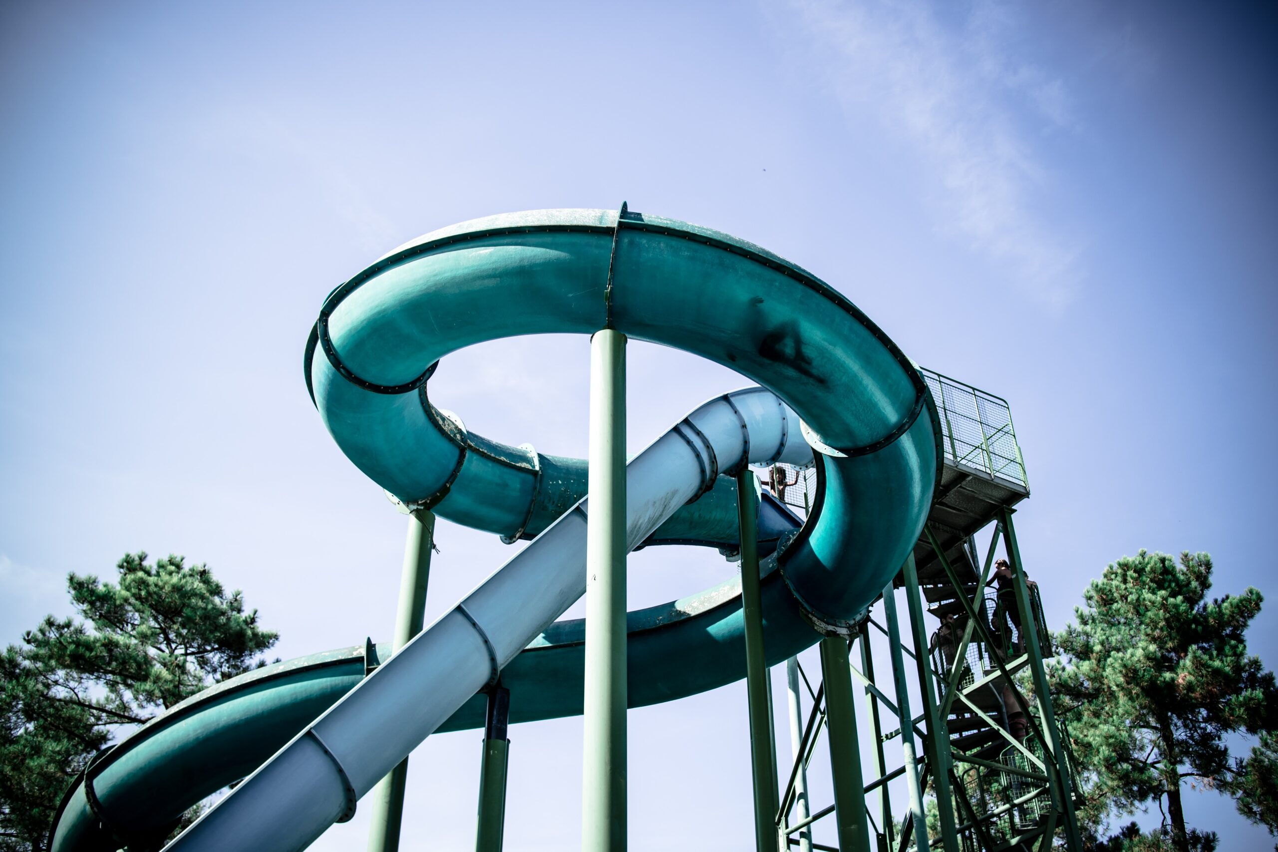 water-park-blue-slide