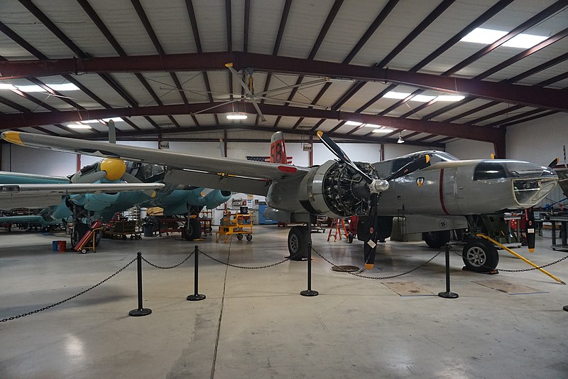 Cavanaugh Flight Museum December 2019 52 (Douglas A-26C Invader)