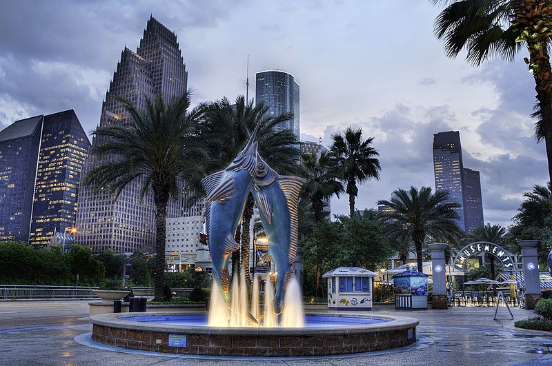 Downtown Houston Aquarium in 2012