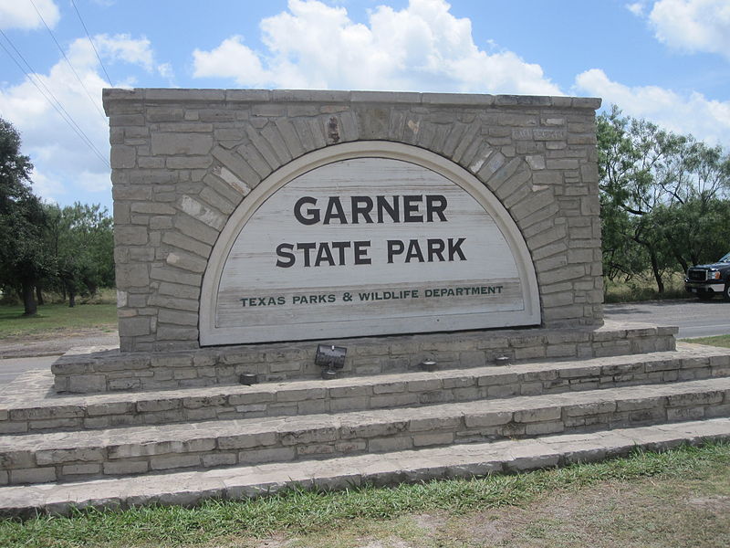 Garner State Park sign