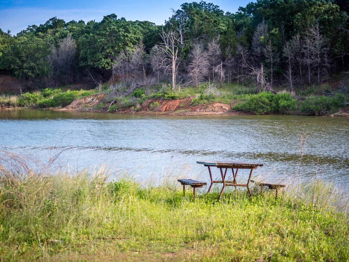a lake park in Lake Texoma, Texas
