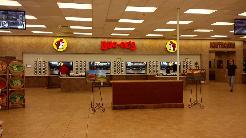 the interior of a Buc-ee's in Texas