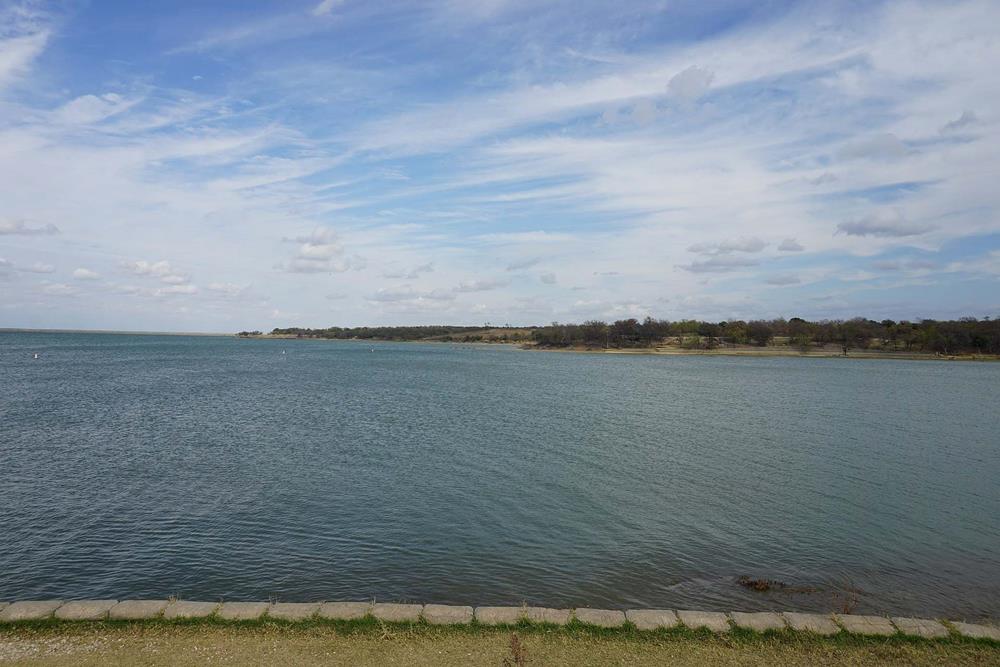 Joe Pool Lake at Cedar Hill State Park in Dallas County, Texas