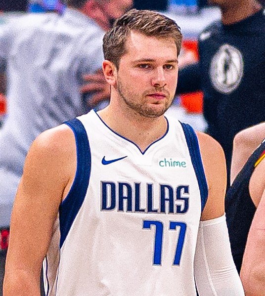 Luka Doncic of the Dallas Mavericks