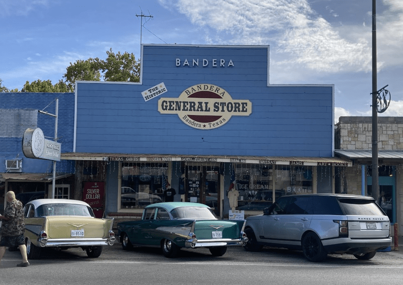 The front of the Bandera General Store on Main Street