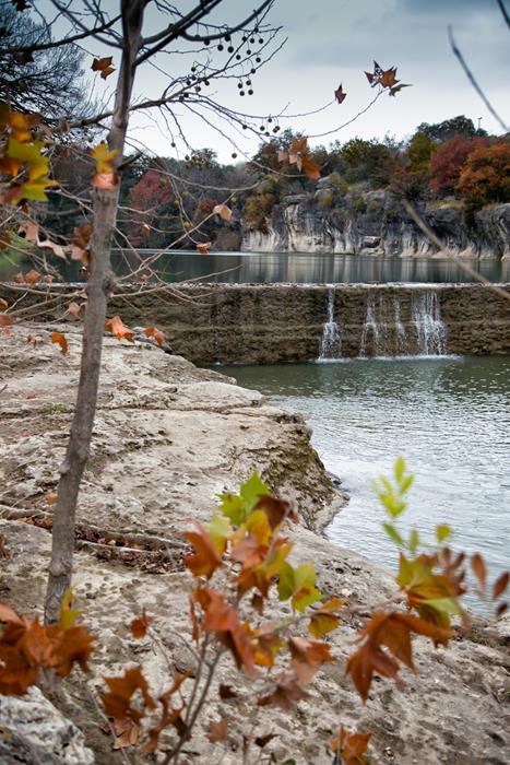San Gabriel River at Blue Hole Park in Georgetown, Texas