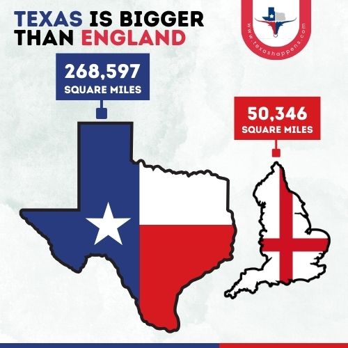 Is Texas Bigger than England