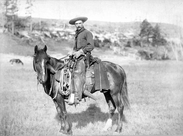 American cowboy, 1887
